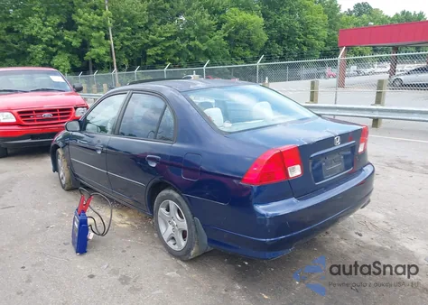 2004 Honda Civic Ex from USA, damaged, VIN 2HGES26724H525774